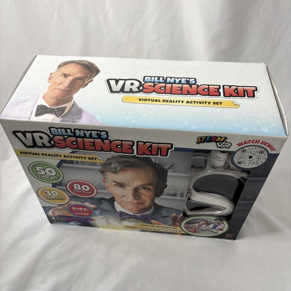 Abacus‎ Bill Nye's VR Science Kit Virtual Reality Activity Set 50Pc New Open Box - Picture 2 of 6